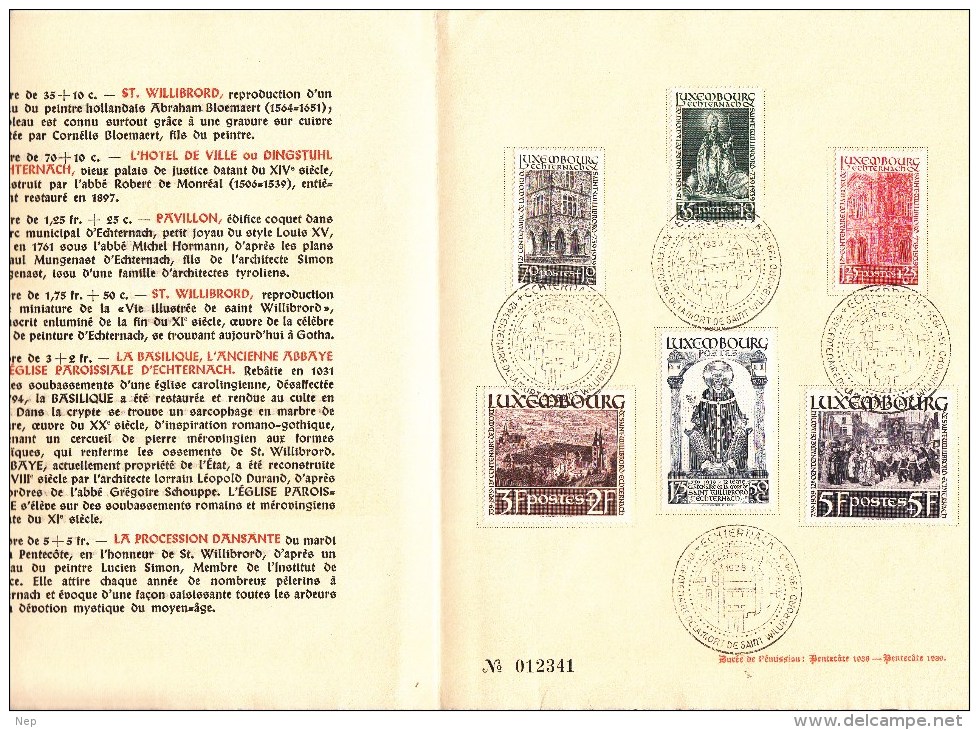 LUXEMBURG - Michel - 1938 - Nr 309/14 (ZEER MOOI) - Gest/Obl/Us - Commemoration Cards