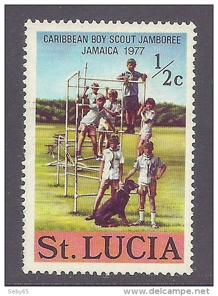 Saint Lucia - St. Caribbean Boy Scout Jamboree 1977 MNH - St.Lucia (1979-...)
