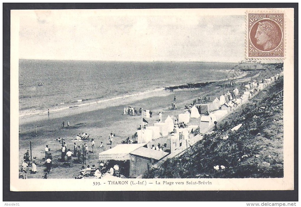 THARON - La Plage Vers Saint Brévin - Tharon-Plage