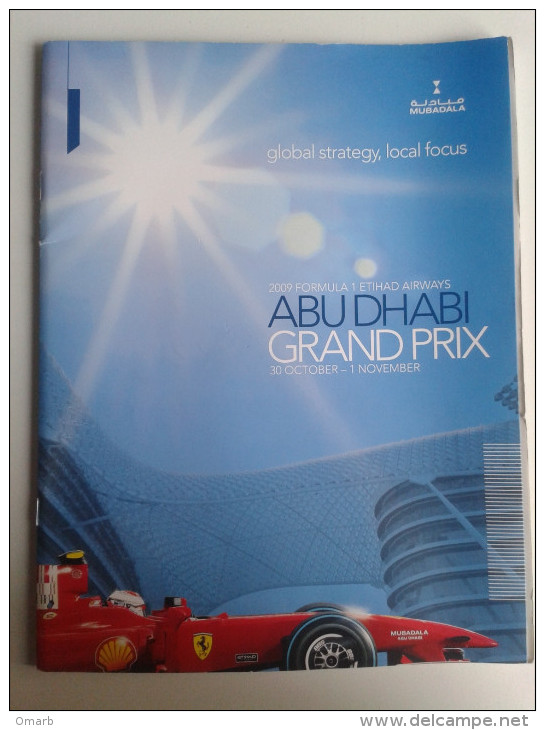 Lib424 F1 Racing Abu Dhabi Grand Prix 2009 Etihad Airways Ferrari Mc Laren Red Bull Auto Yas Marina Circuit - Sports