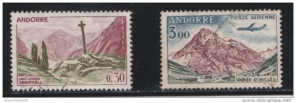 Andorre Français - Timbres Yvert & Tellier N ° 159 - 243 - 292 - 557 - 683 - 684 Et A6 - Usados