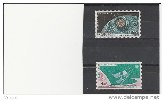 ST PIERRE ET MIQUELON -POSTE AERIENNE N° 29 +N° 35 NEUF X COTE : 19,20 € - Nuevos