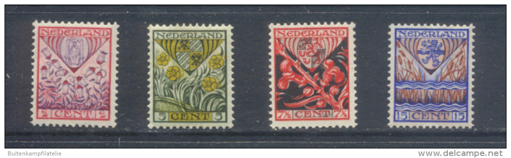 Nvph 208-211 - Unused Stamps