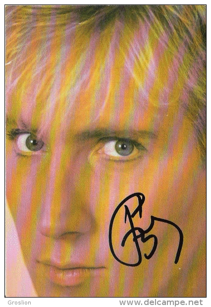 PLASTIC BERTRAND AUTOGRAPHE SIGNE A AGEN EN 1986 - Autres & Non Classés