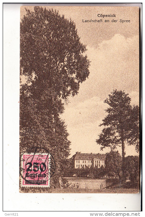 1000 BERLIN - KÖPENICK, Landschaft An Der Spree, 1924 - Koepenick