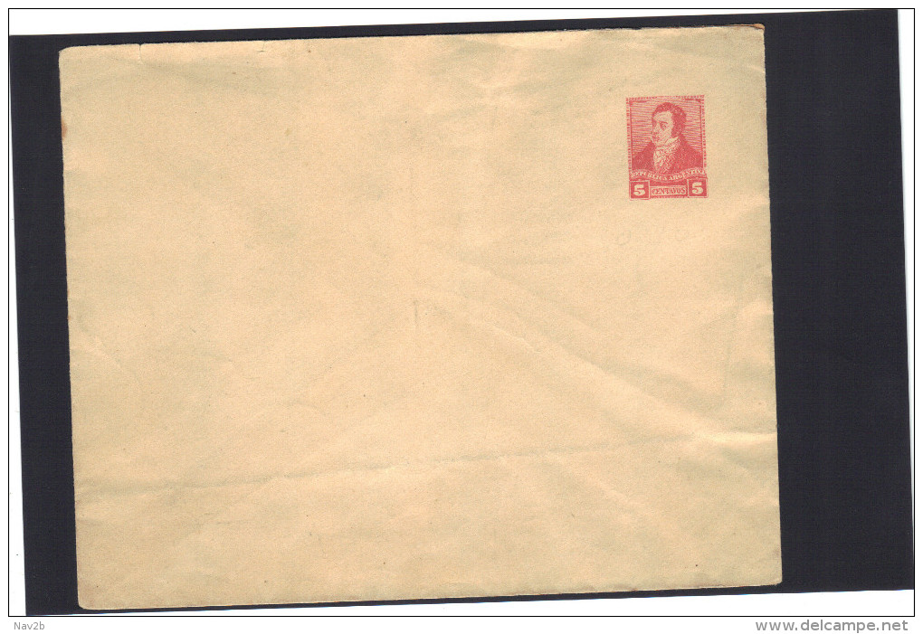Argentine , Entier Enveloppe Neuve . ( Quelques Froissures .) - Postal Stationery