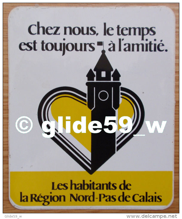 Autocollocant - Les Habitants De La Région Nord-Pas De Calais - Stickers