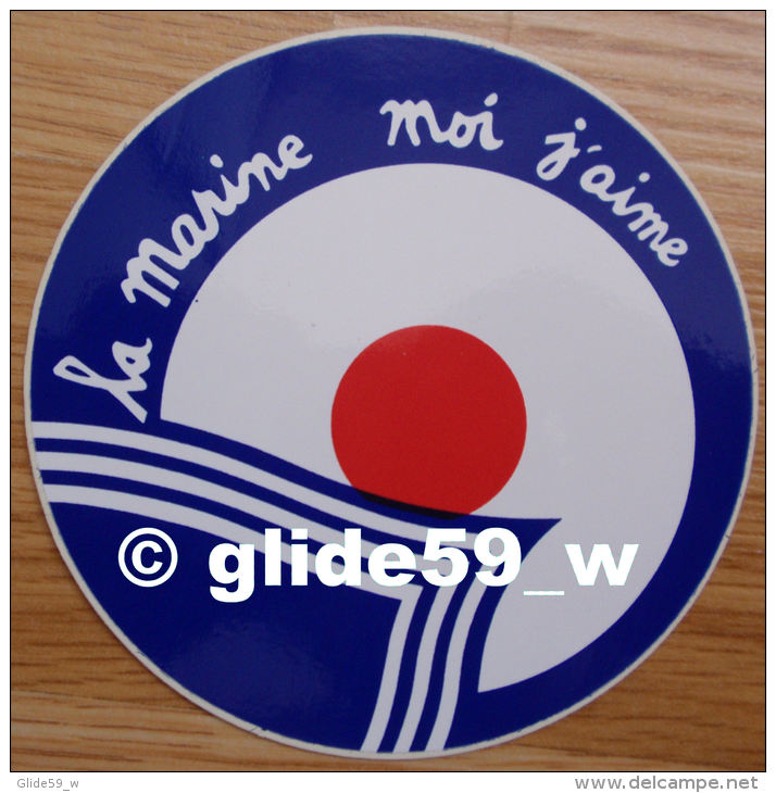 Autocollant - La Marine, Moi J'aime - Stickers