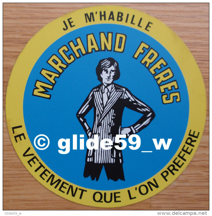 Autocollant - Je M'habille MARCHAND FRERES, Le Vêtement Que L'on Préfère - Stickers