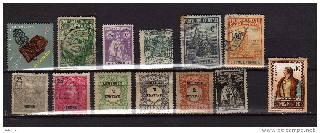 Colonies 13  Timbres Oblitérés Ou Neufs - Otros & Sin Clasificación