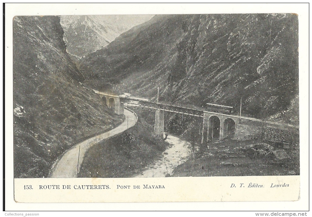 Cp, 65, Route De Cauterets, Pont De Mataba - Cauterets