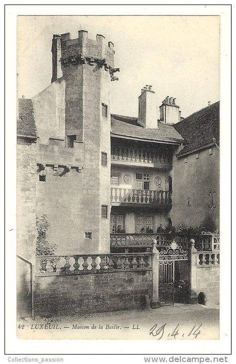 Cp, 70, Luxeuil, Maison De La Baille - Luxeuil Les Bains