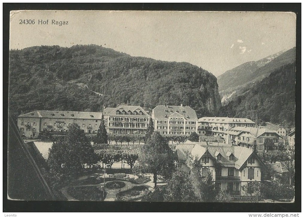 HOF RAGAZ Hotel Bad Ragaz Ca. 1920 - Bad Ragaz