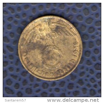 Allemagne 1938 Pièce De Monnaie Coin 5 Reichspfennig - 5 Reichspfennig