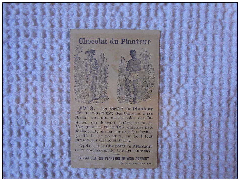 Chromo Chocolat Du Planteur En Afrique - Autres & Non Classés