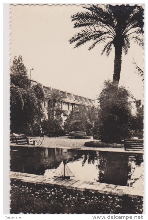 AFRIQUE DU NORD,MAROC,MARRAKECH,MURR AKUSH En 1950,HOTEL LA MAMOUNIA,le Bassin,bateau,édition La Cigogne,rare - Marrakech