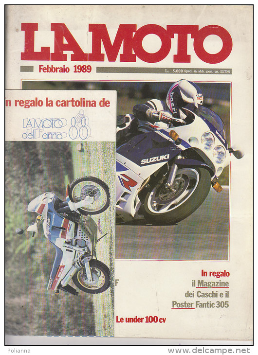 RA#48#01 Rivista LA MOTO Ed.Edigamma Febbr. 1989/DUCATI/APRILIA/HONDA NSR/BSA GOLD STAR - Motoren