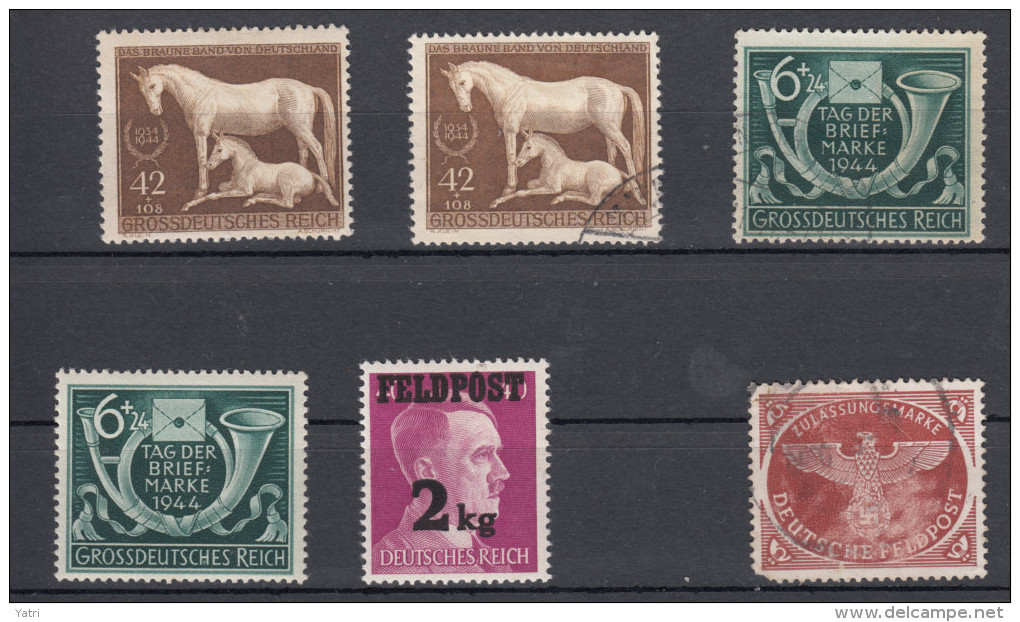 Deutsches Reich -  Mi. 899 ** - (o) Mi. 904 * (o) Feldpost Mi. 3 ** + Mi 2y (o) - Neufs