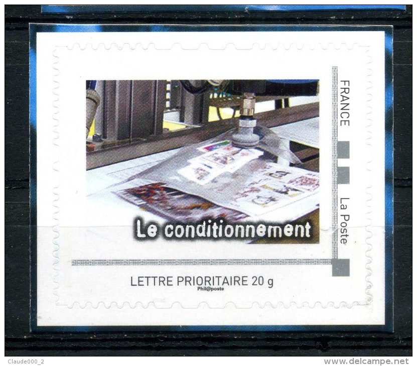 Le Conditionnement .  Adhésif Neuf ** . Collector  " L' IMPRIMERIE DES TIMBRES DE LA POSTE  " - Collectors