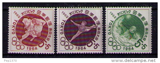JAPON 1962 - OLYMPICS TOKIO - YVERT Nº  713-715 - Wasserball
