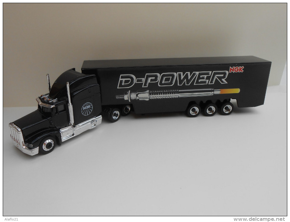 SCHUCO - CAMION PETERBILT 377 - 1/87 - Publicité D-POWER NGK - Schuco