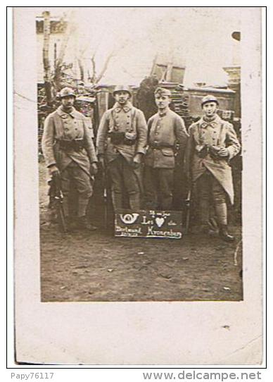 Carte Photo  Pour Les Anciens De La Ruhr Dortmund 1923  Ecrit Sur La Carte Souvenir De L Occupation De La Rhur - Regiments