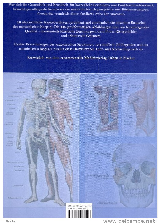 Atlas Der Anatomie 2006 Antiquarisch 32€ Organ-Systeme Und Strukturen Mit 439 Abbildungen/Fotos Medica Lexika Of Germany - Salute & Medicina