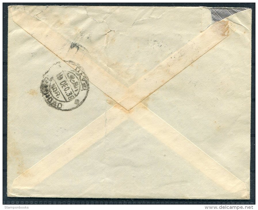 1938 Persia Teheran - London Airmail Cover - Iran