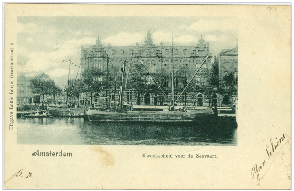 AMS008 - Amsterdam - Zeevaartschool 1900 - Amsterdam