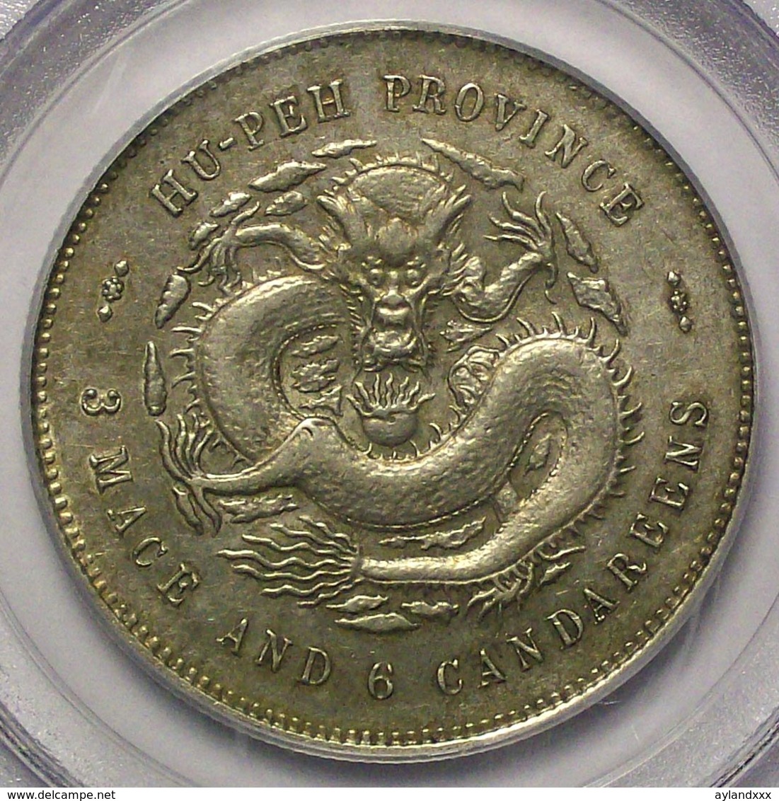 CINA (China): Hupeh (&#28246;&#21271;&#30465;) - 50 Cents 1895/05 - PCGS Genuine - Cina