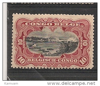 CONGO BELGE 55 MH Mint - Traits Hors Cadre - Lijntjes Rond Kader - Unused Stamps