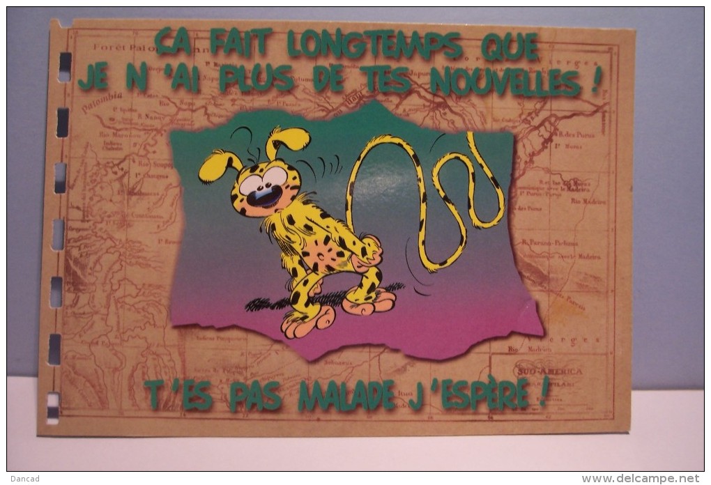 MARSUPILAMI  ---(CARTE  CARNET  ?  ) T'es Pas Malade J'espère ! - Comics