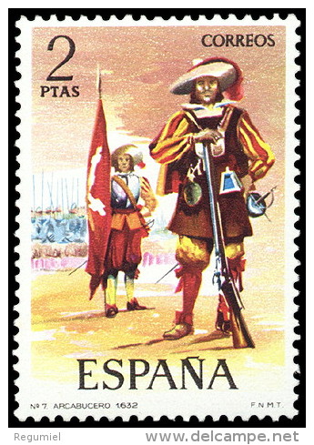 España 2168 ** Uniformes. 1974 - Neufs