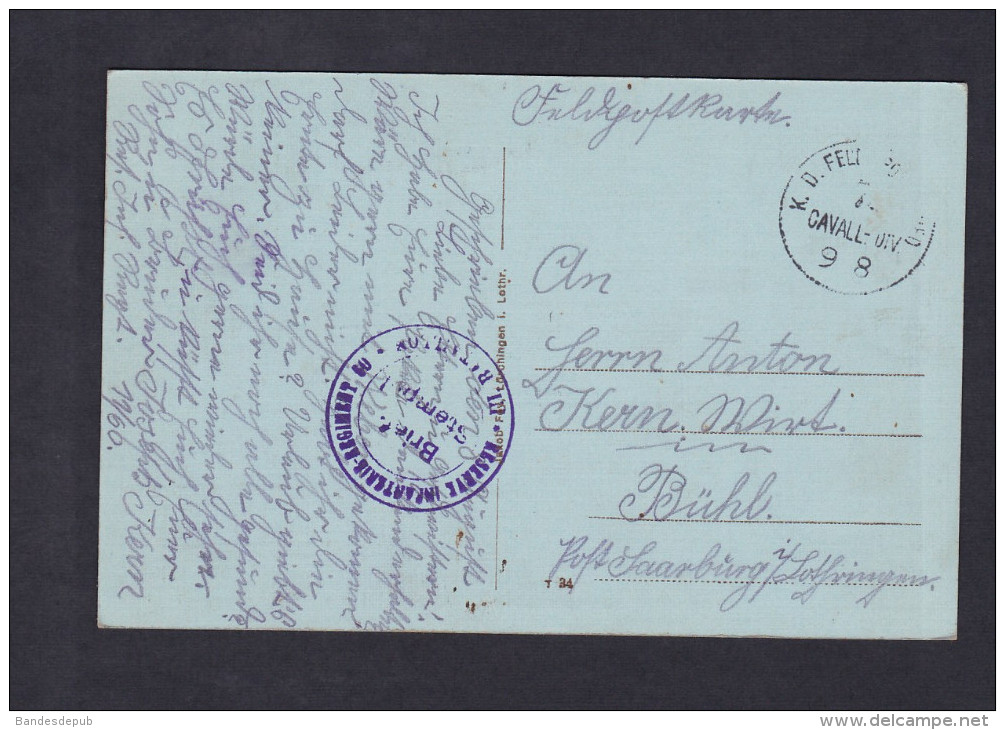 Lorquin (57) - Lörchingen ( Feldpost Cachet Militaire ) - Lorquin