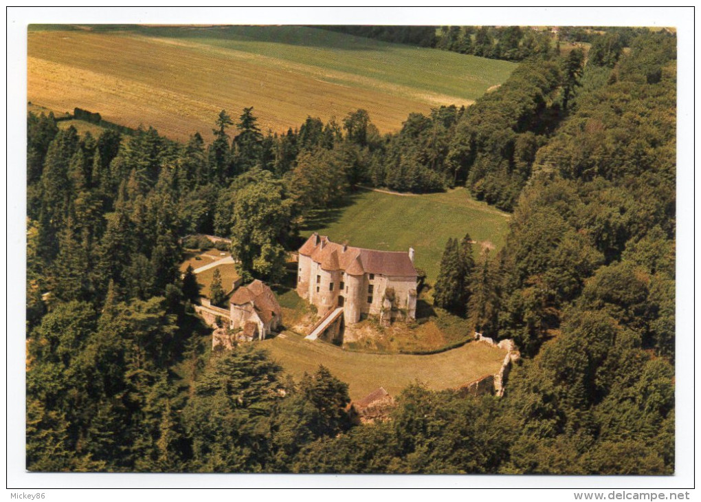 HARCOURT - Château Féodal - Vue Aérienne Du Château Et De La Cour D'Armes ,cpm N° 19620 éd Pierron - Harcourt