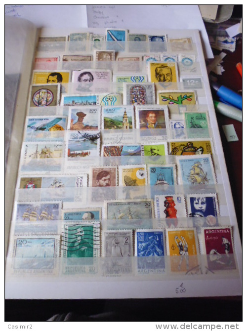50 TIMBRES OBLITERES  ARGENTINE - Collections, Lots & Séries
