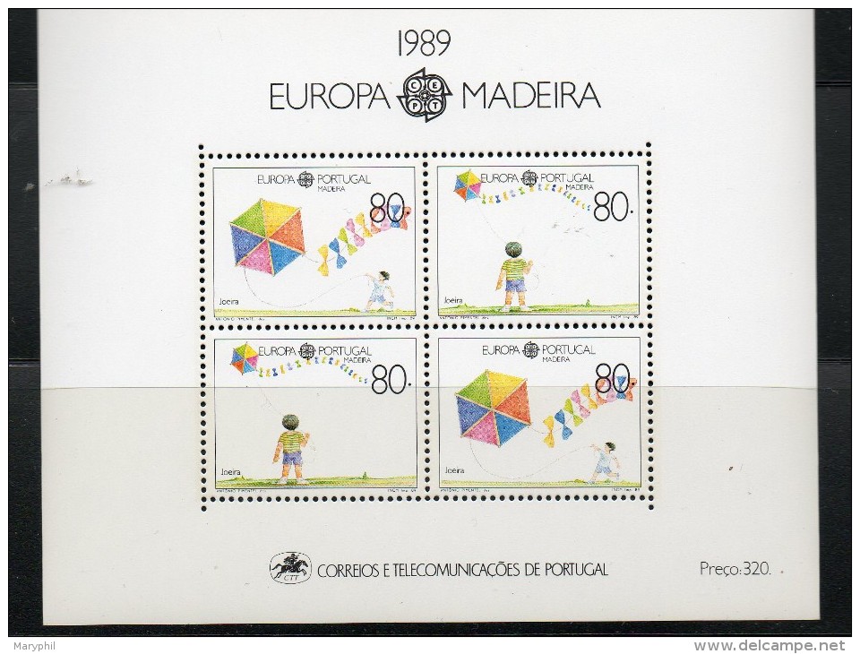 EUROPA  1989 JEUX D"ENFANTS Année Luxe** Manque 2 Val  GRECE Et  BF N° 10  ACORES- Cote 290  € - 81 Val Et 4 BF - Años Completos