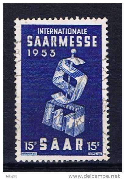 D+ Saar 1953 Mi 341 Saarmesse - Usati