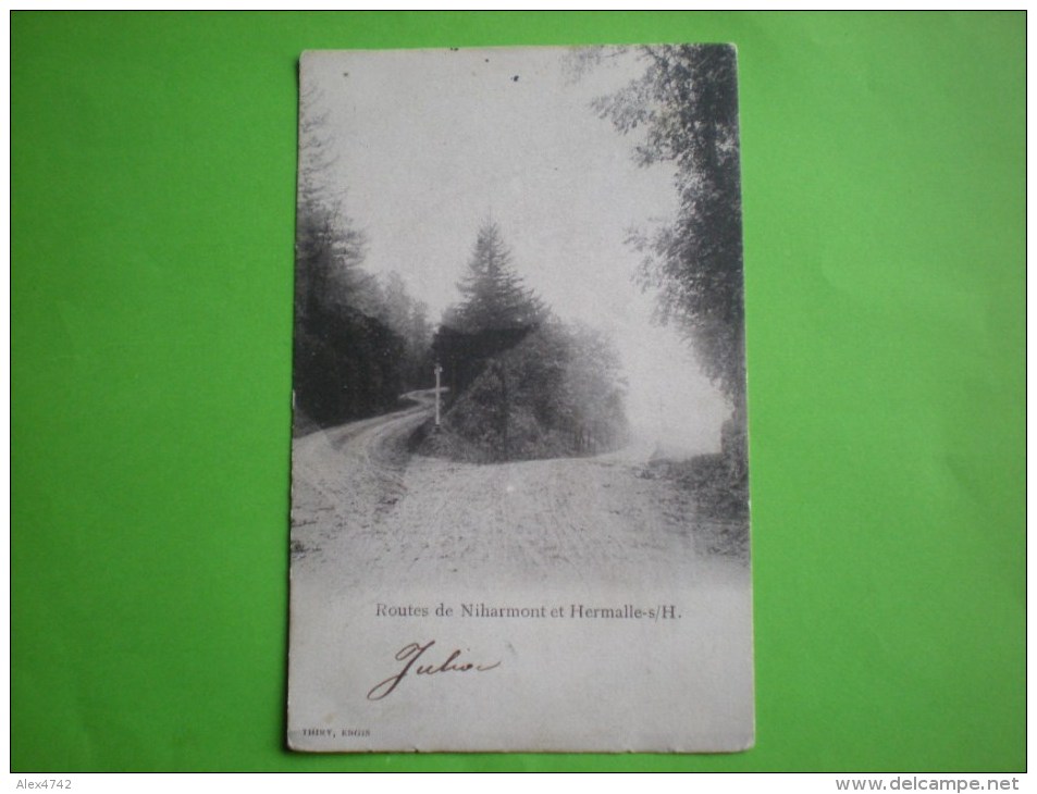 Routes De Niharmont Et Hermalle-sous-Huy, 1921      L - Engis