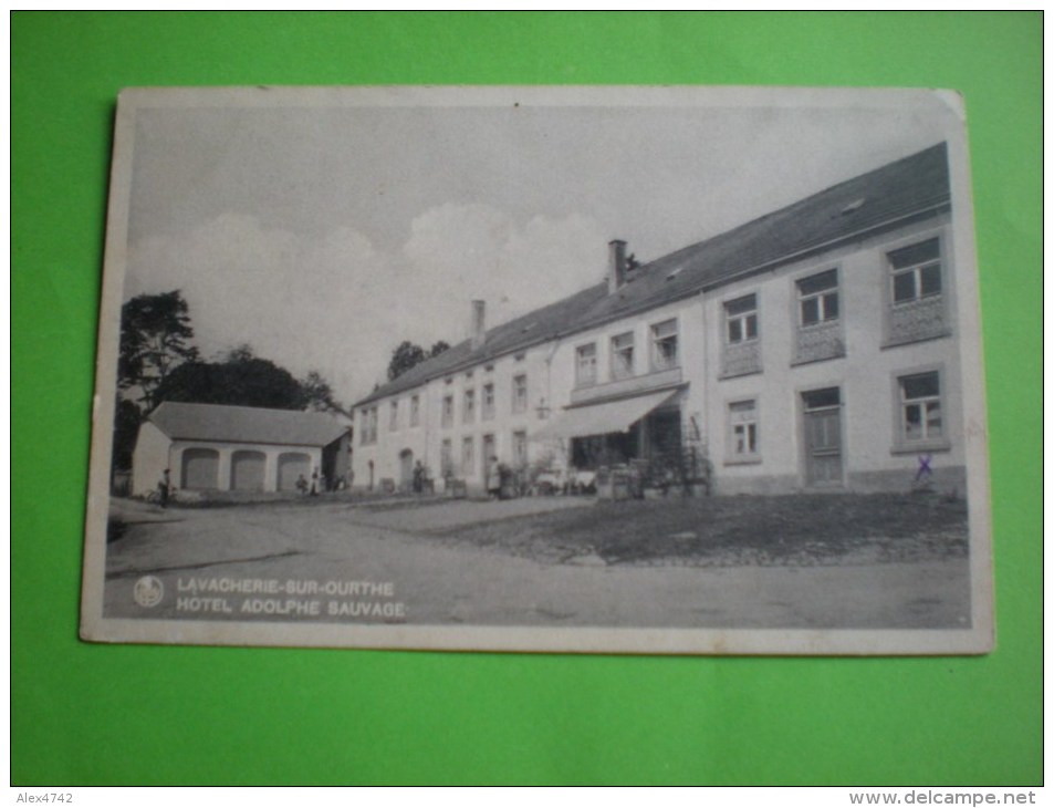 Lavacherie-sur-Ourthe, Hôtel Adolphe Sauvage    L - Sainte-Ode