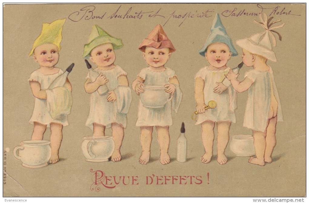 BEBES MULTIPLES BIBERON POT DE CHAMBRE  GAUFRE   /////  REF  FEV.15 / N° 6186 - Bébés