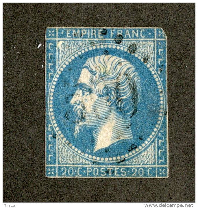 3224  France 1860  Mi.#13 II (o)  Scott #15d  Offers Welcome! - 1852 Louis-Napoléon