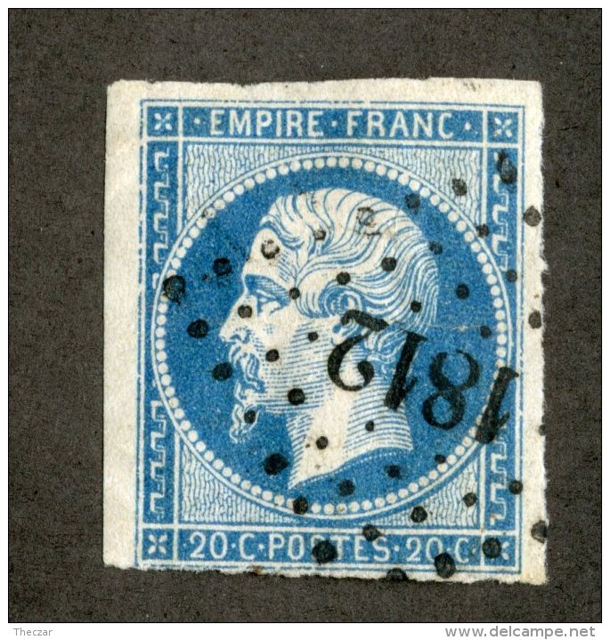 3230  France 1854  Mi.#13 Ia (o)  Scott #15  Offers Welcome! - 1852 Louis-Napoléon