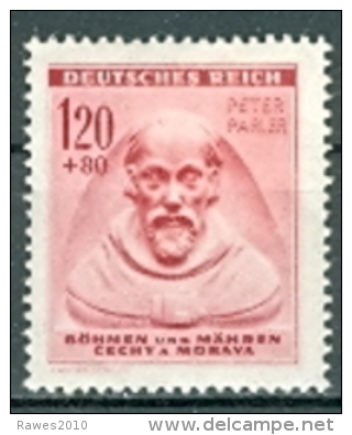 Deutsches Reich Böhmen Und Mähren Mi. 7115 Ungebraucht Peter Parler Baumeister - Unused Stamps