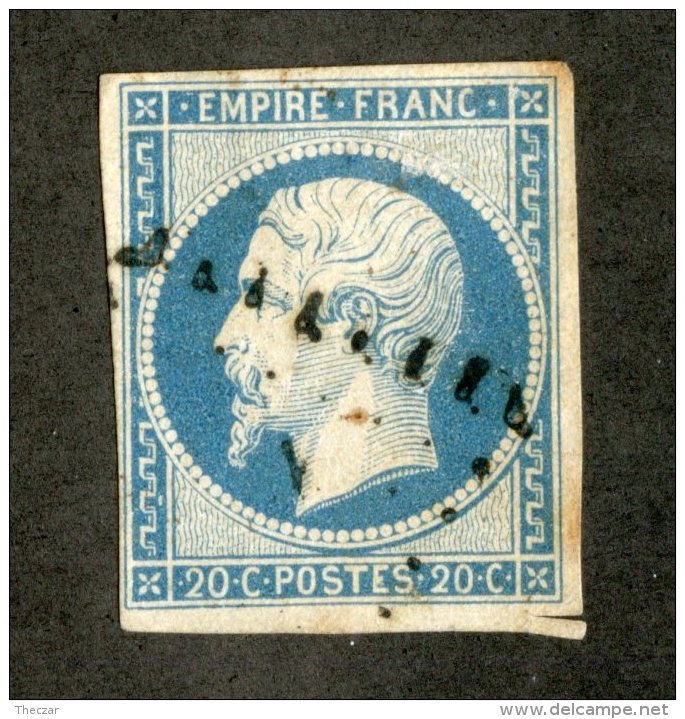 3234  France 1854  Mi.#13 Id (o)  Scott #15b  Offers Welcome! - 1852 Louis-Napoleon