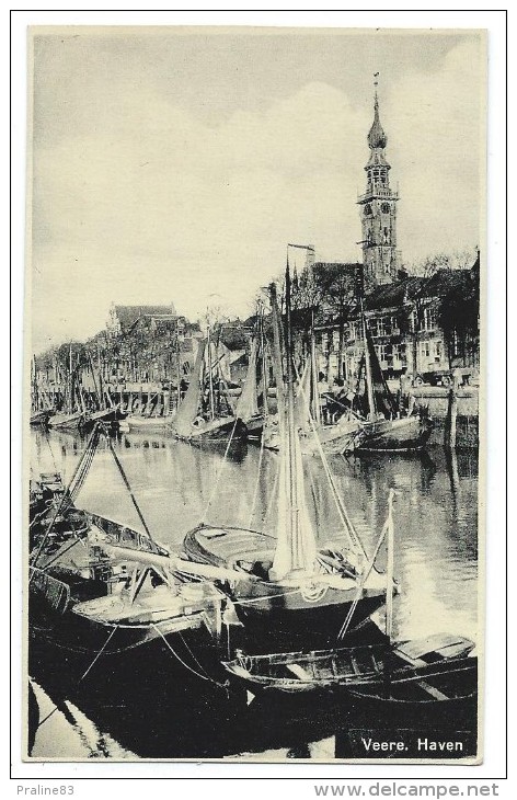 VEERE -HAVEN -Zeeland, Pays Bas -Bateaux, Barques... - Veere