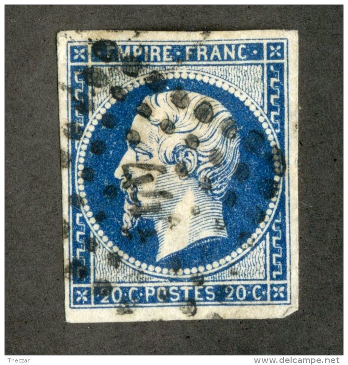 3241  France 1854  Mi.#13b  (o)  Scott #15a  Offers Welcome! - 1852 Louis-Napoléon