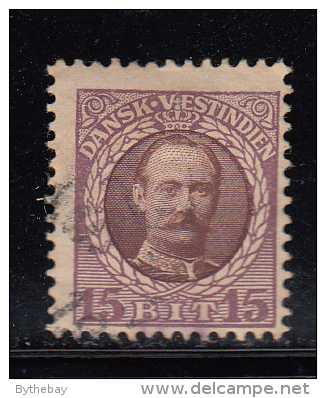 Danish West Indies Used Scott #45 15b Frederik VIII - Danemark (Antilles)