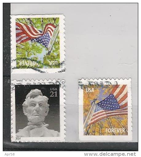 U.S.A  2013-2014 ON PEPAR - Used Stamps
