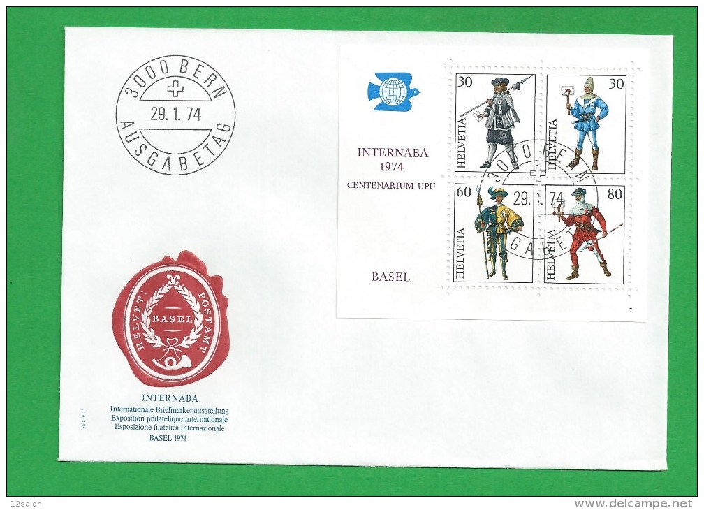 Lettre BERN  Internaba 1974 - Storia Postale